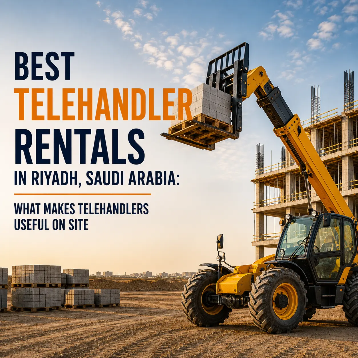 Best Telehandler Rentals in Riyadh, Saudi Arabia: What Makes Telehandlers Useful on Site