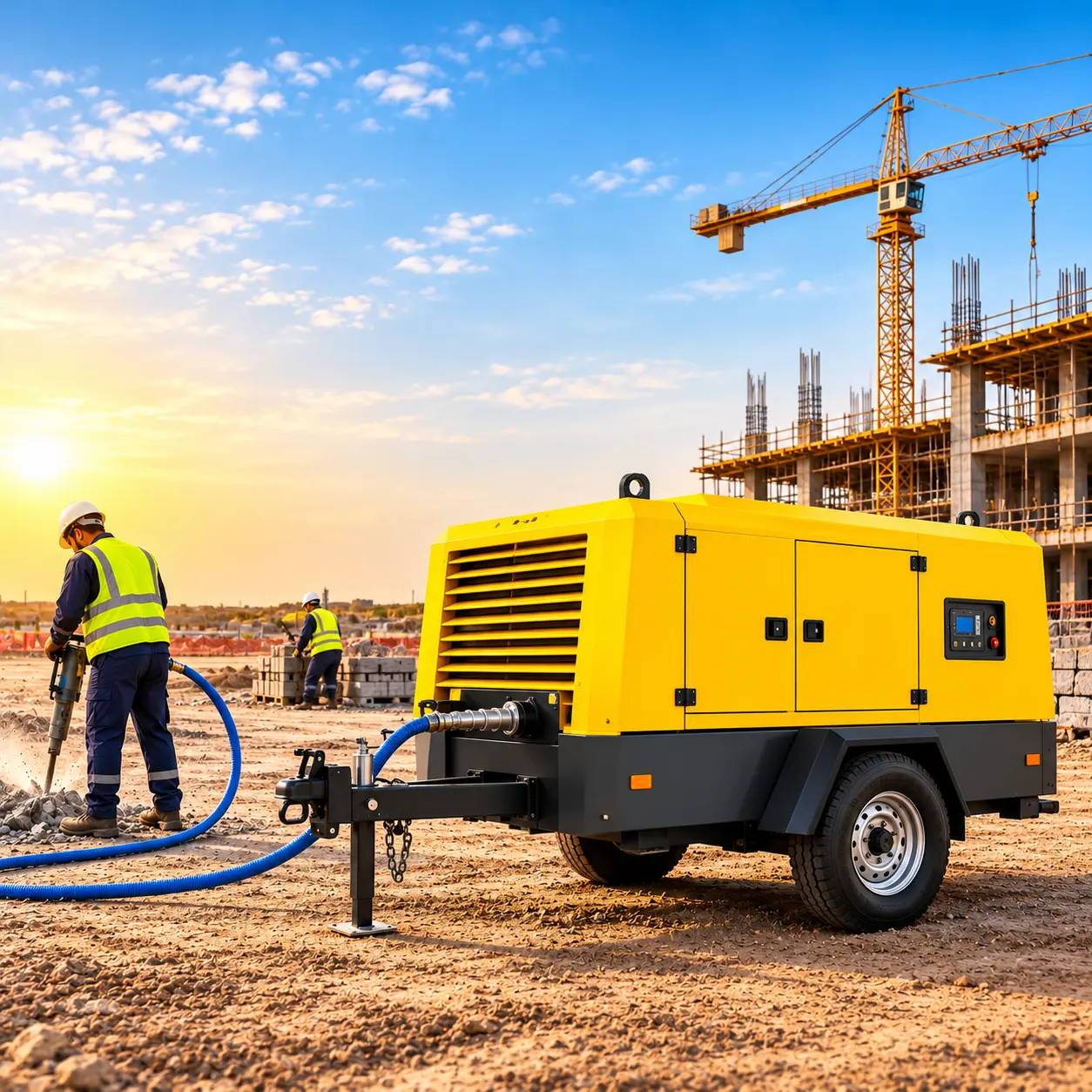Air Compressors Rentals in Riyadh, Saudi Arabia: Matching Compressed 
Air Capacity to Project Demands
